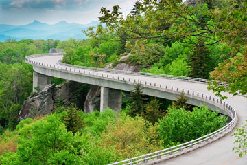 the Blue Ridge Parkway, a major civil engineering project